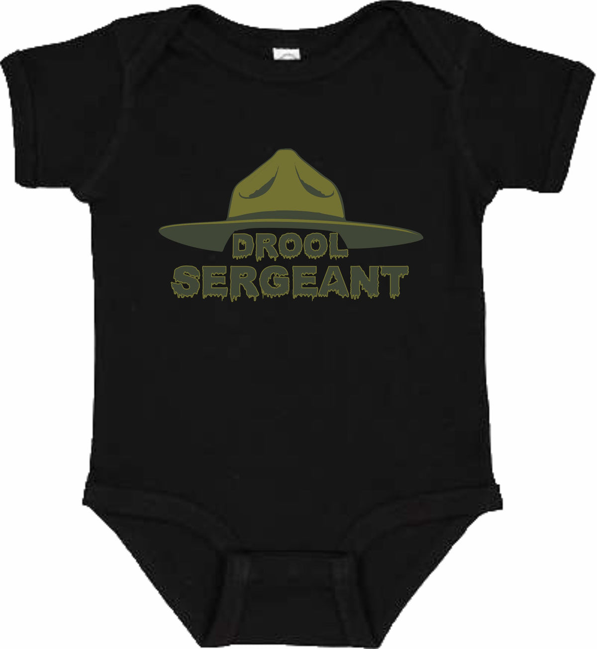 Drool Sergeant onesies