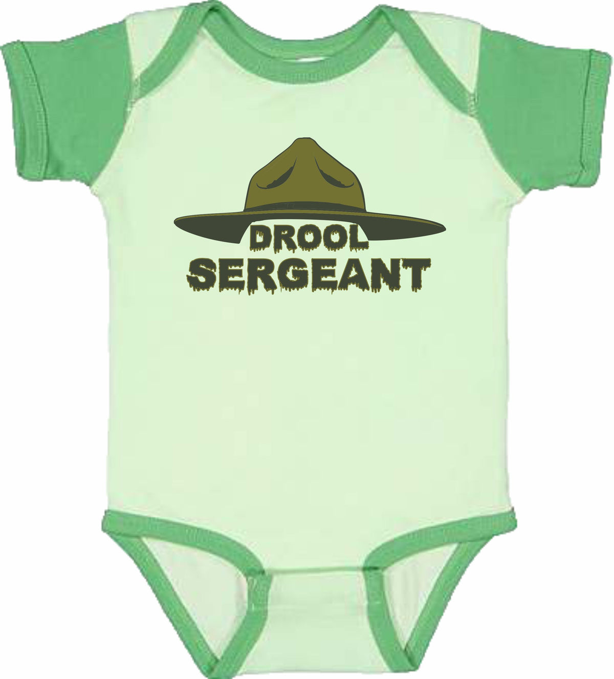 Drool Sergeant onesies